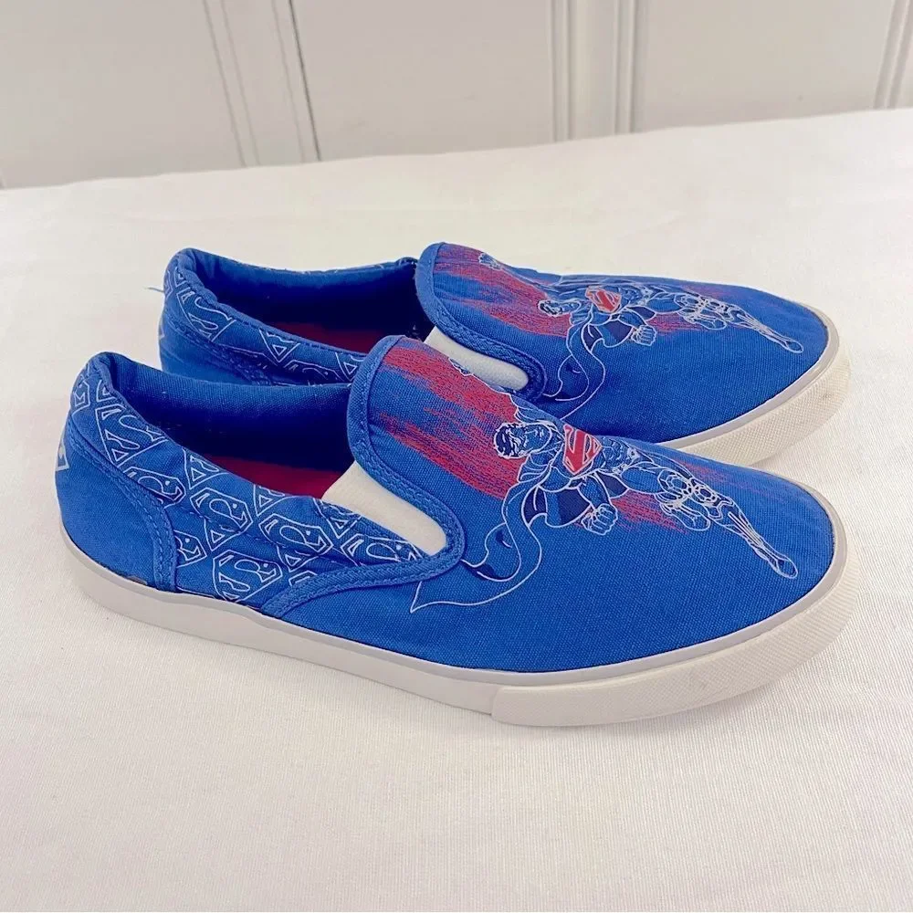 Gap Boys DC Comics Superman Loafers‎ Size 5